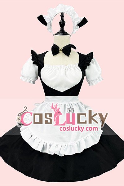 Black Cat Maid Lolita Cosplay