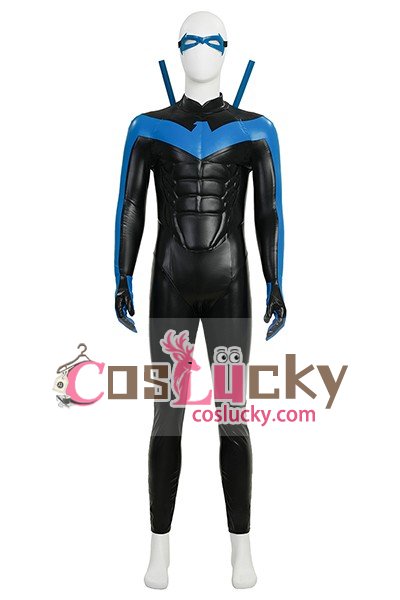 Nightwing Comic Blue Version Suit Cosplay