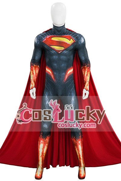 Superman Red Son Absolute Superman Jumpsuit Cosplay