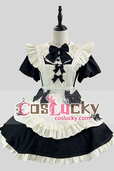 French Lolita Flying Sleeve Maid Dress