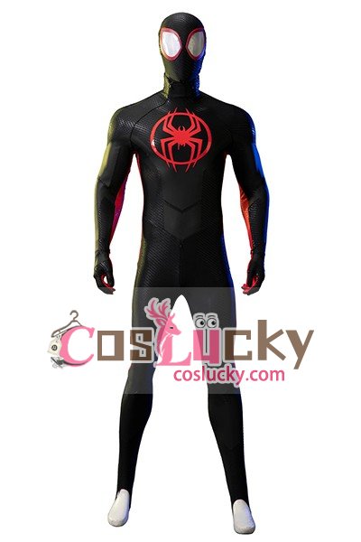 Spider-Man Spider-Verse Miles Morales Jumpsuit Cosplay