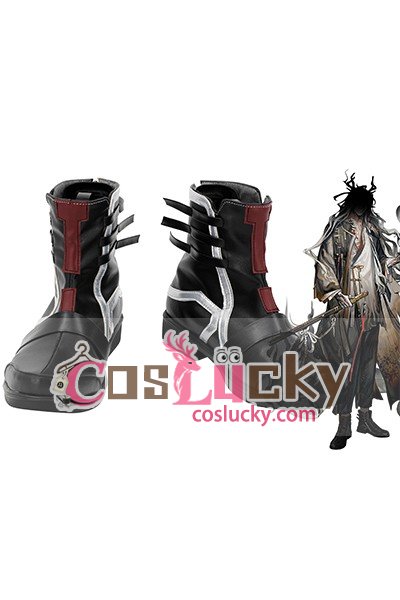 Arknights Wang Cosplay Boots