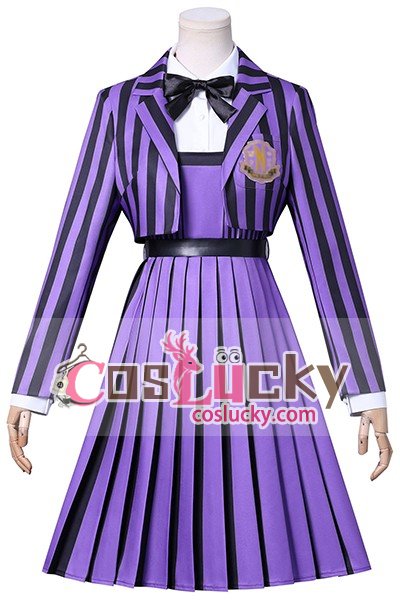 Wednesday Season 2 Enid Sinclair Purple Uniform Cosplay costume