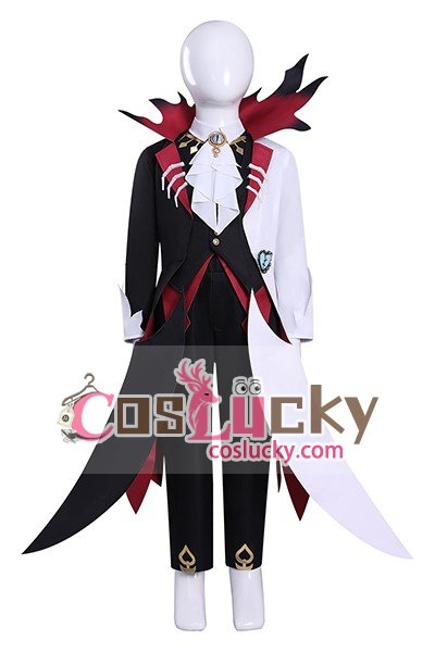 Eggy Party Teacher Leon Kids Cosplay Costume
