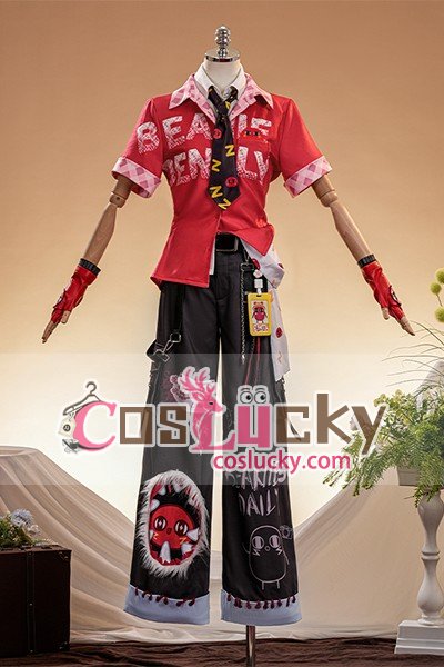 Identity V Fire Investigator Red Bean Cosplay Costume