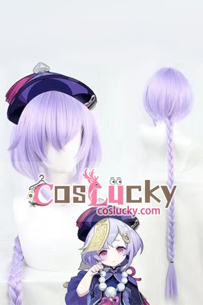 Genshin Impact Qiqi Cosplay Wig