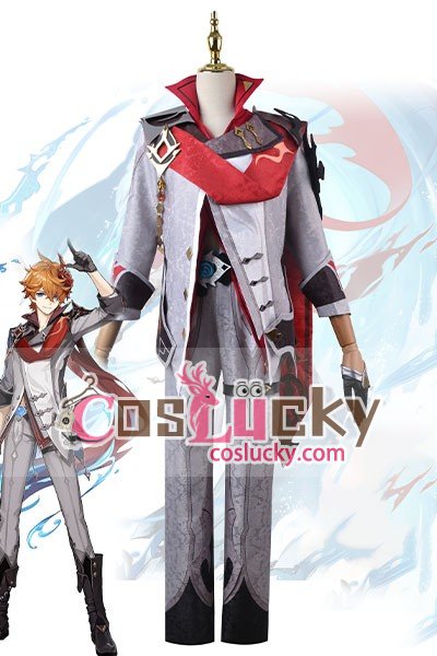 Genshin Impact Tartaglia Cosplay Costume