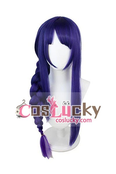Genshin Impact Raiden Shogun Cosplay Wig
