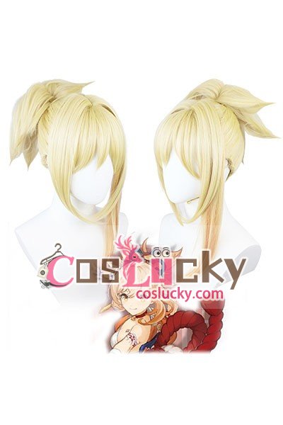 Genshin Impact Yoimiya Cosplay Wig