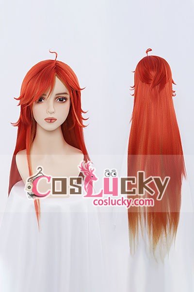 Genshin Impact Mavuika Cosplay Wig