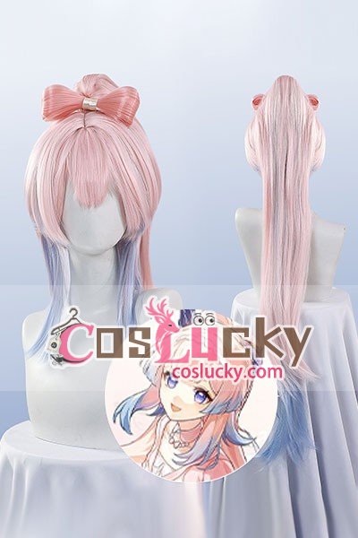 Genshin Impact Sangonomiya Kokomi Cosplay Wig