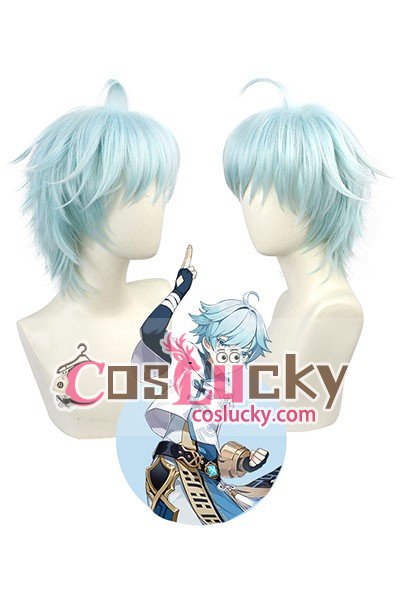 Genshin Impact Chongyun Cosplay Wig