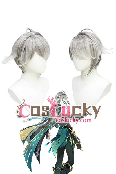 Genshin Impact Alhaitham Cosplay Wig