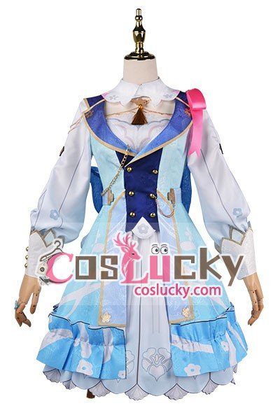 Genshin Impact Kamisato Ayaka Casual Cosplay Costume