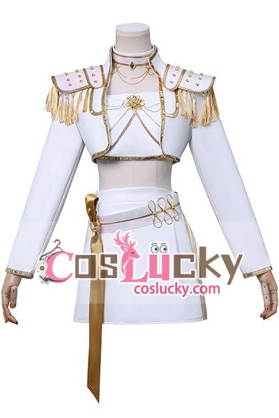 KPOP Girls Demon Hunters Mira White Uniform Cosplay Costume