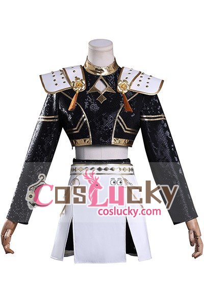 KPOP Girls Demon Hunters Zoey Black Uniform Cosplay Costume