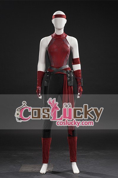 Marvel Daredevil: Born Again Season 3 Elektra Cosplay Costume