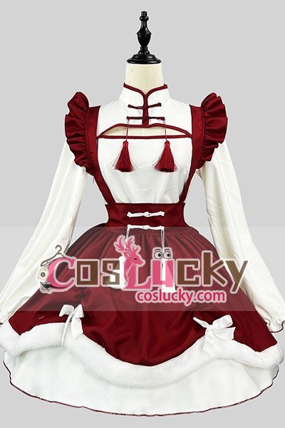 Spring Festival Lolita Maid Cosplay