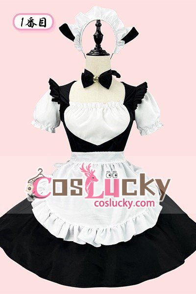 Black Cat Maid Lolita Cosplay