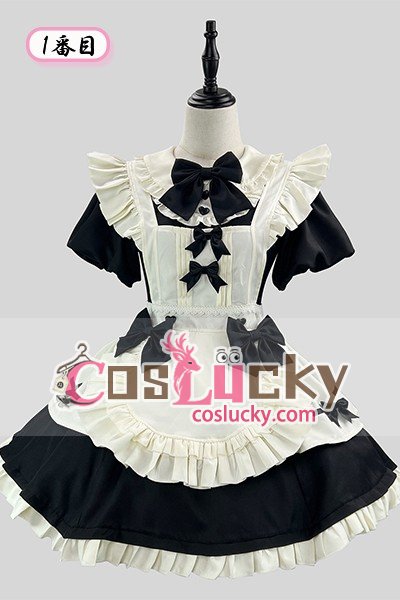 French Lolita Flying Sleeve Maid Dress