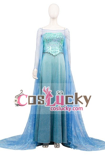 Frozen Elsa Upgraded Cosplay Costume