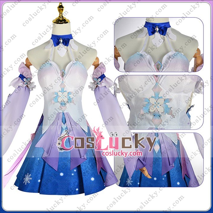 March 7th Purple Blue Cosplay