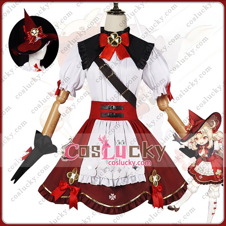 Genshin Klee Cosplay Costume