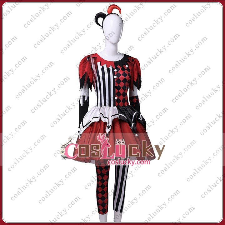 Halloween Clown Dress Costume