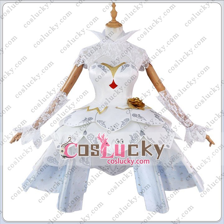 Honor of Kings Xiaoqiao Pure White Bride Costume