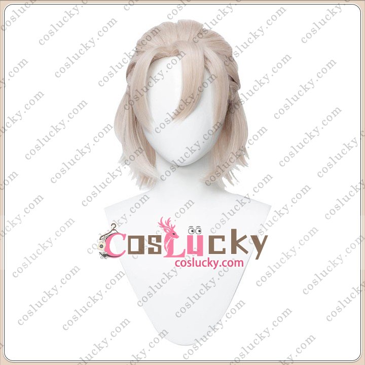 Genshin Impact Albedo Cosplay Wig