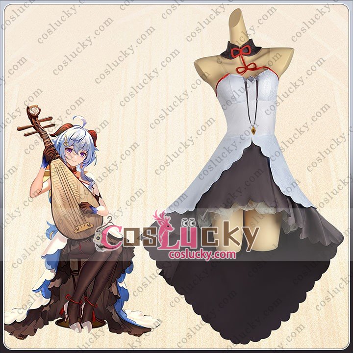 Genshin Impact Ganyu Orchestra Concert Cosplay Costume