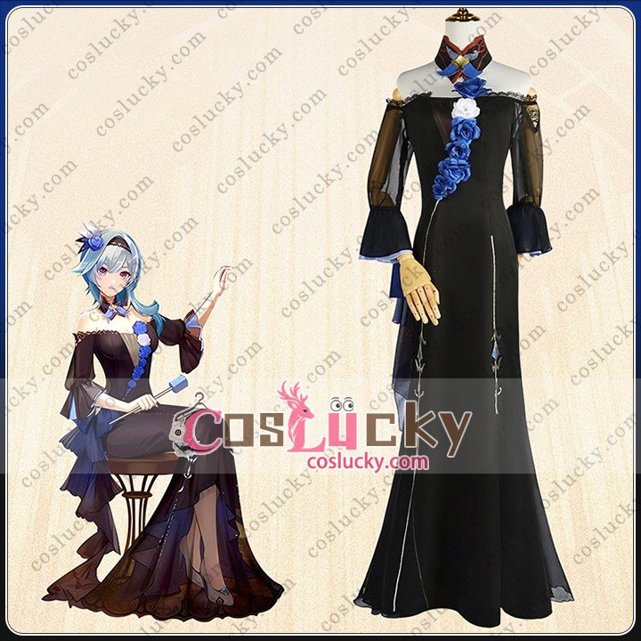 Genshin Impact Eula Orchestra Concert Cosplay Costume