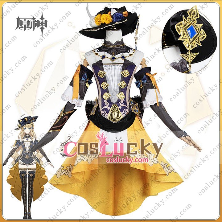 Genshin Impact Navia Cosplay Costume