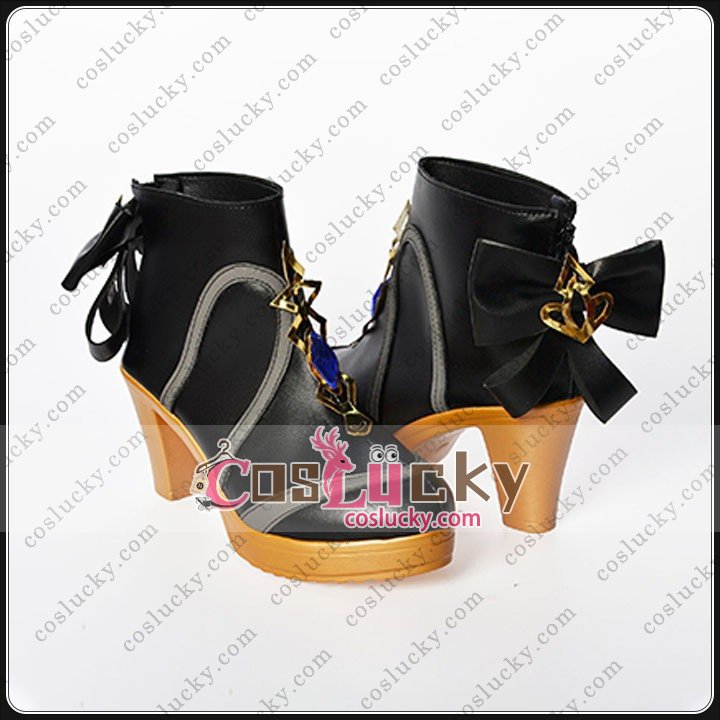 Genshin Impact Navia Cosplay Shoes