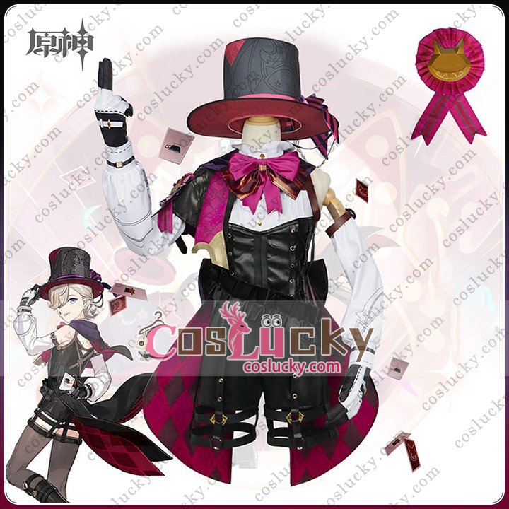 Genshin Impact Lyney Cosplay Costume