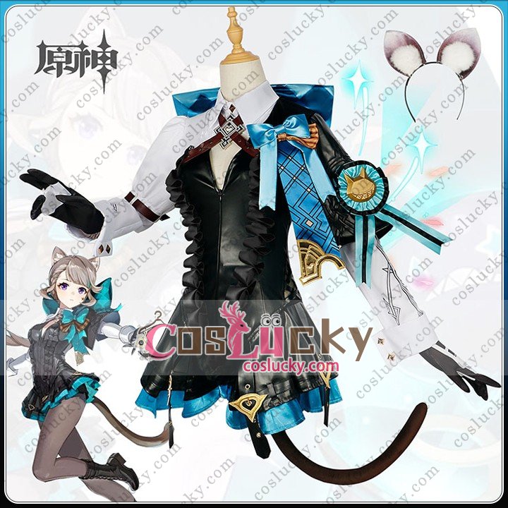 Genshin Impact Lynette Cosplay Costume