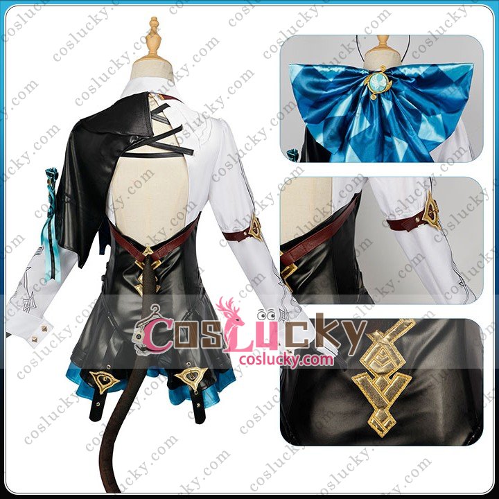 Blue Gray Black White Cosplay Costume