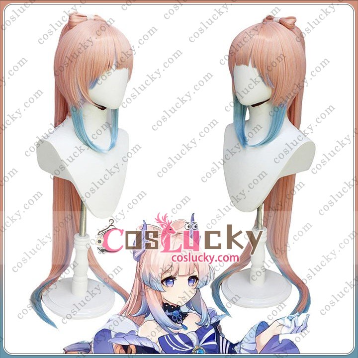 Genshin Impact Sangonomiya Kokomi Cosplay Wig