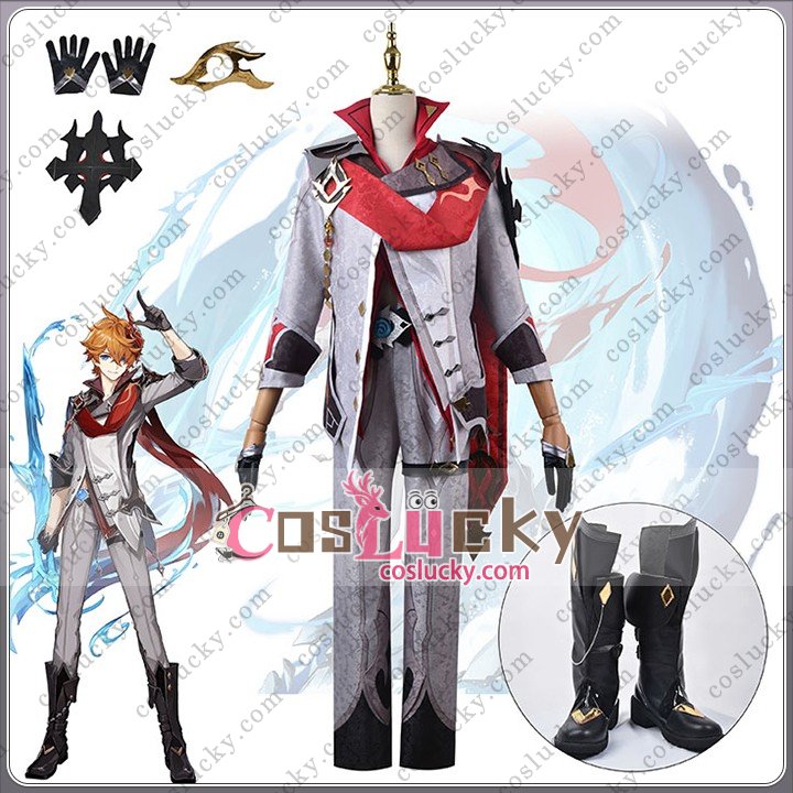 Genshin Impact Tartaglia Cosplay Costume