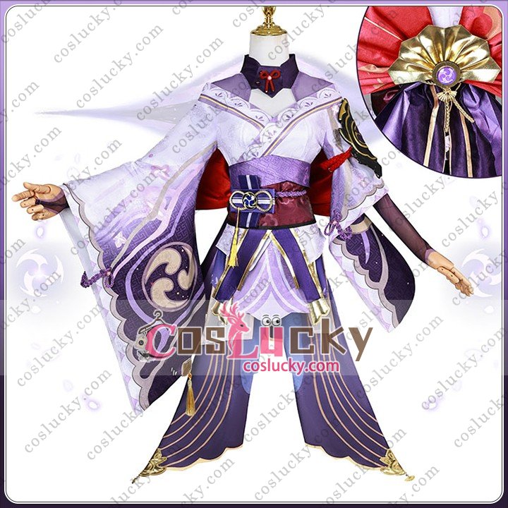 Genshin Impact Raiden Shogun Cosplay Costume