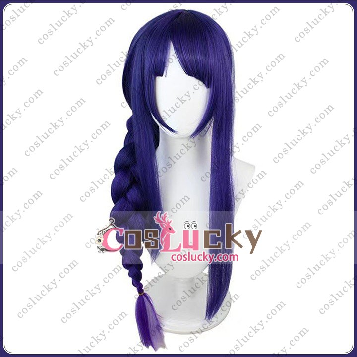 Genshin Impact Raiden Shogun Cosplay Wig