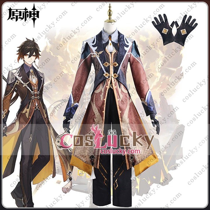 Genshin Impact Zhongli Archon Cosplay Costume