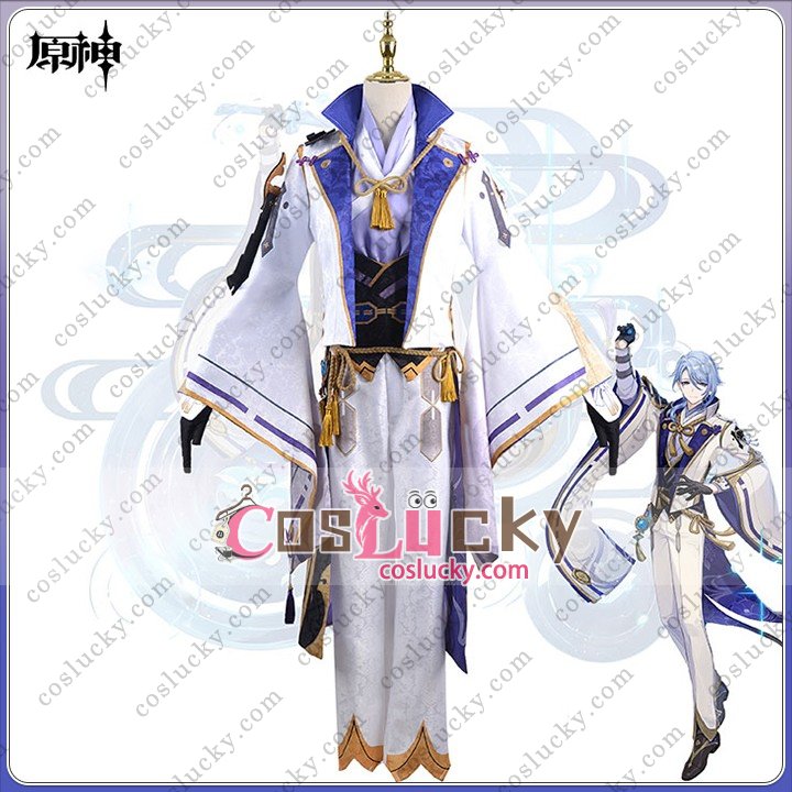 Genshin Impact Kamisato Ayato Cosplay Costume