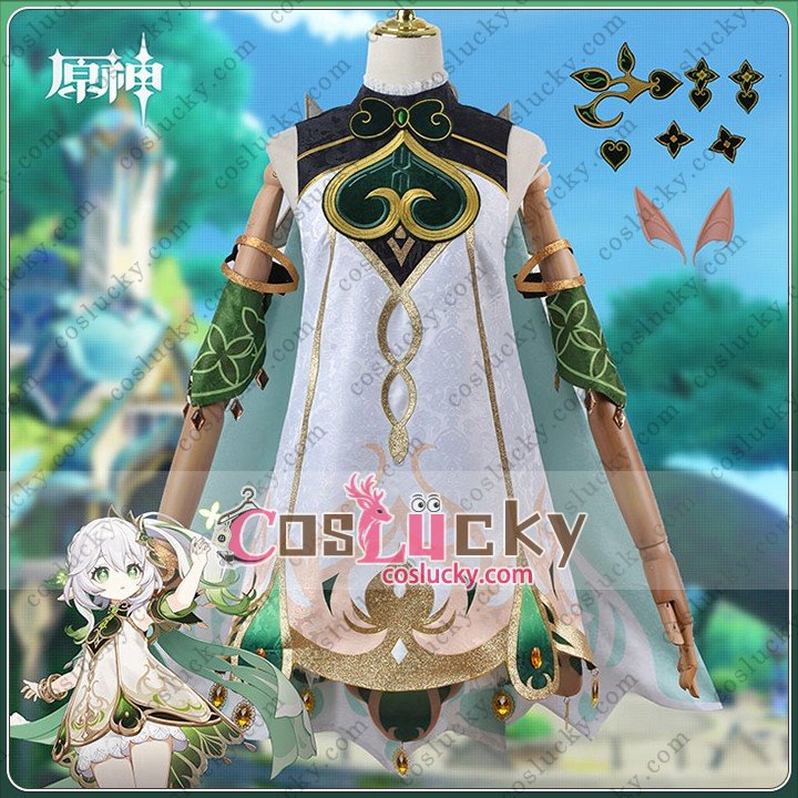 Genshin Impact Nahida Cosplay Costume