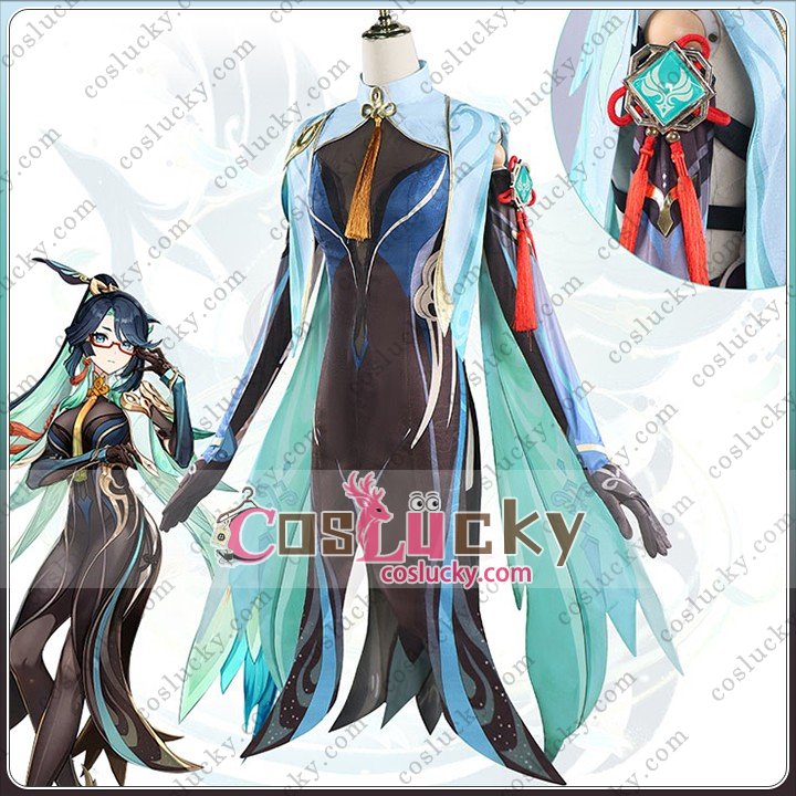 Genshin Impact Xianyun Cloud Retainer Cosplay Costume