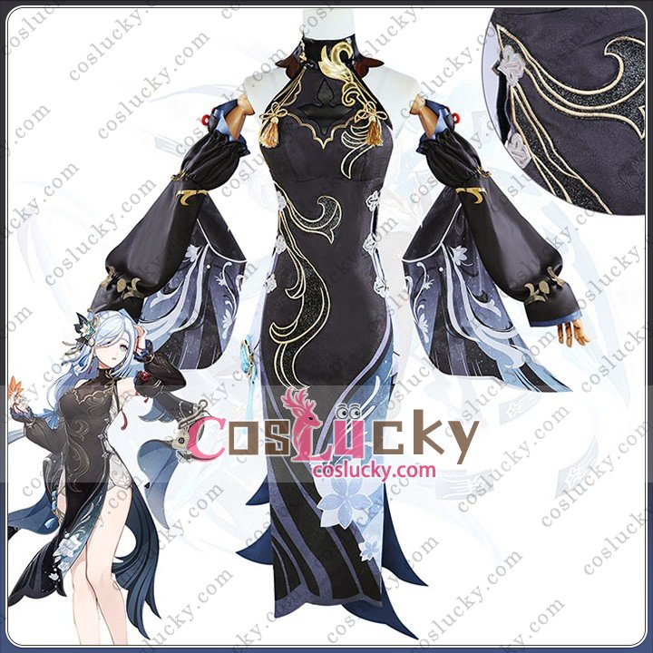 Genshin Impact Shenhe Skin Cosplay Costume