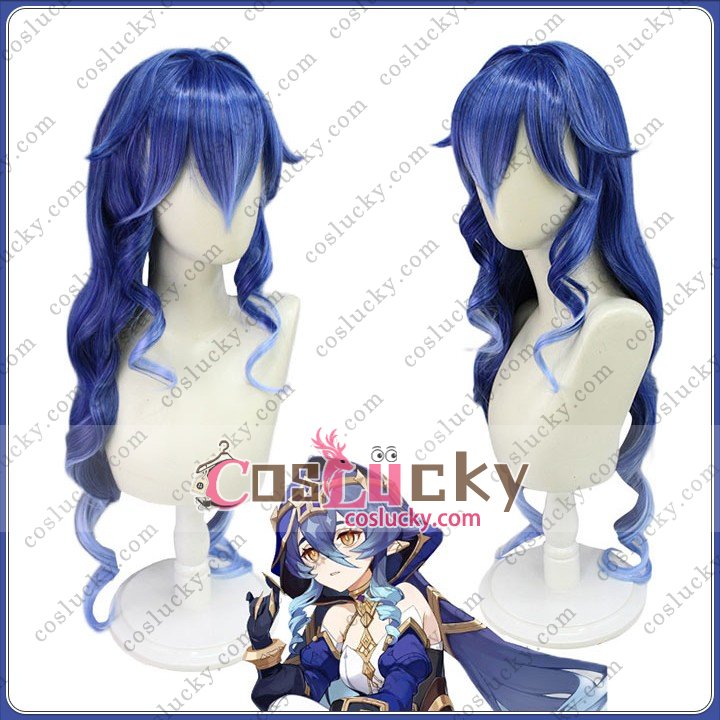 Genshin Impact Layla Cosplay Wig