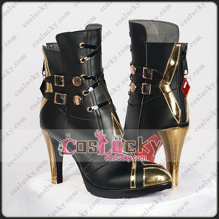 Genshin Impact Arlecchino Cosplay Shoes