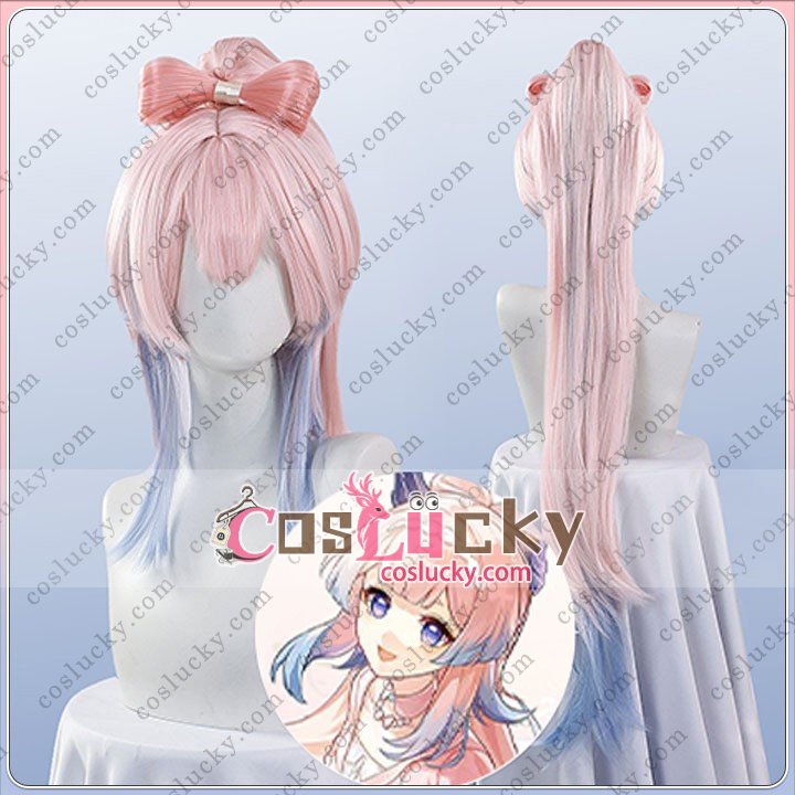 Genshin Impact Sangonomiya Kokomi Cosplay Wig