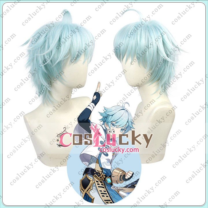 Genshin Impact Chongyun Cosplay Wig